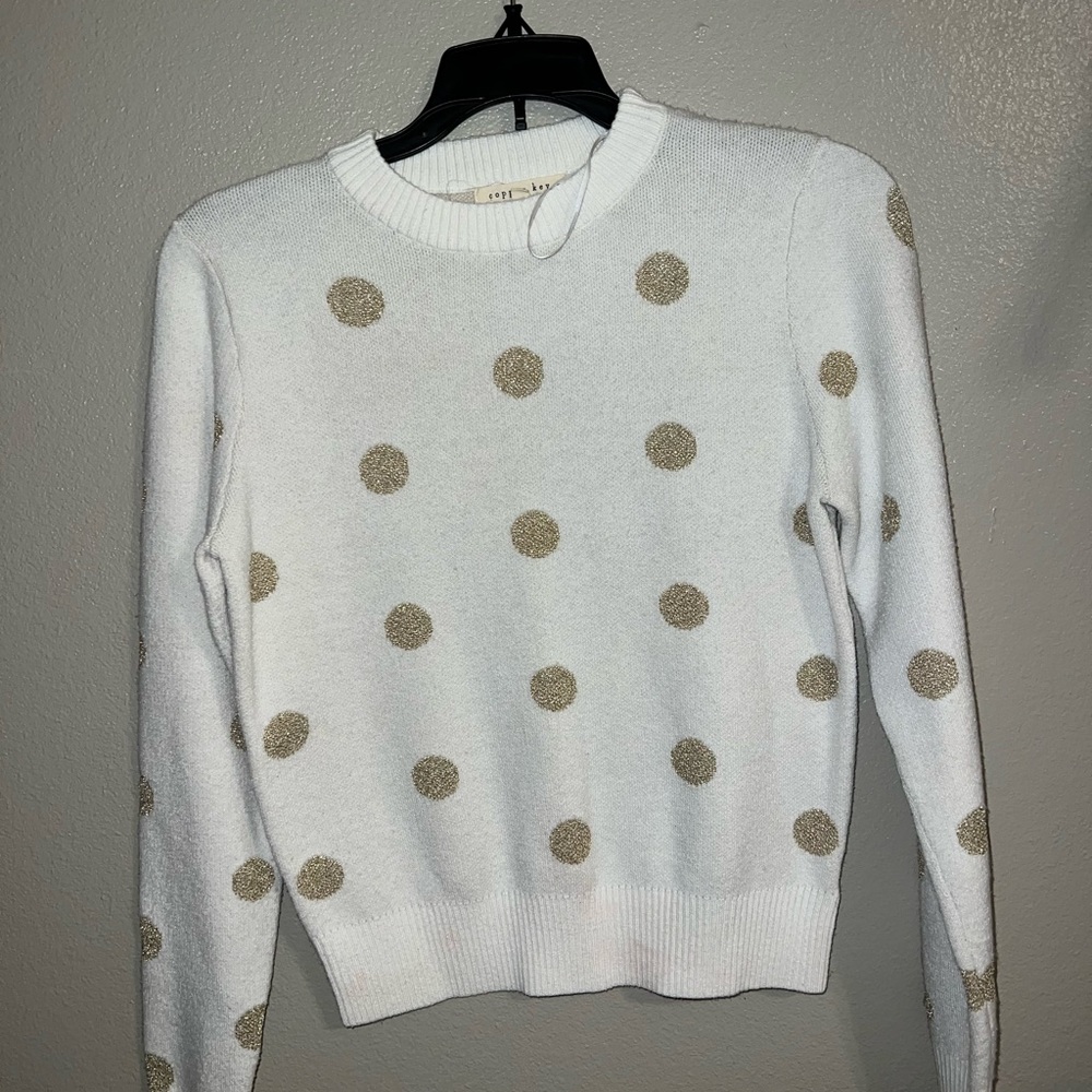 Copper key sweater